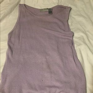 Super soft lavender tank top. Carolyn Taylor